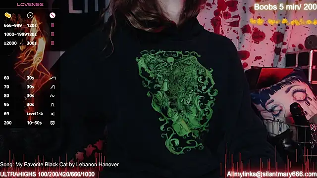 Snapshot of Silentmary chatting on 10/24/25, 11:20 Silentmary online show from 10/24/25, 11:20