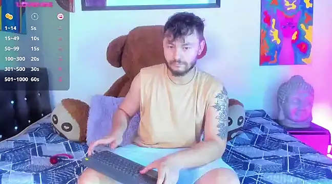 Snapshot of JacoLive chatting on 03/21/25, 09:23 JacoLive online show from 03/21/25, 09:23