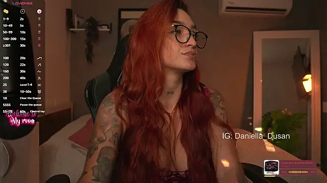 Snapshot of DaniDusan_ chatting on 01/20/25, 10:37 DaniDusan online show from 01/20/25, 10:37